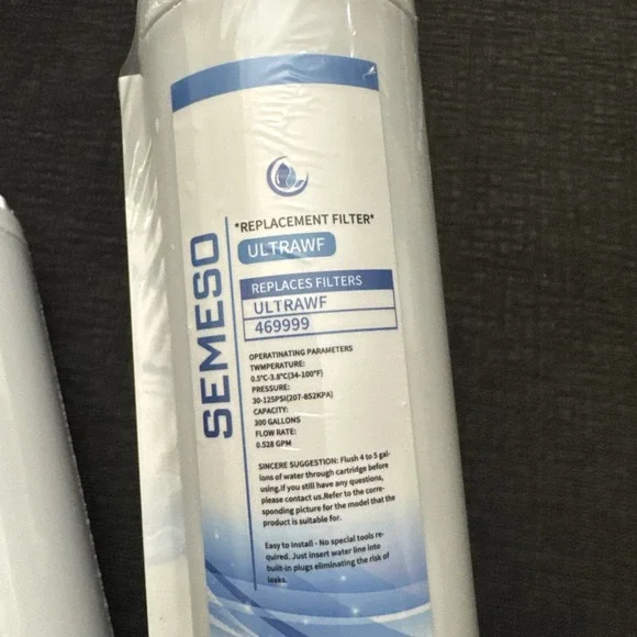 2-NEW Semeso Water Filter Replacement-ULTRAWF 469999 REFRIGERATOR  Sealed Filter - Picture 2 of 2
